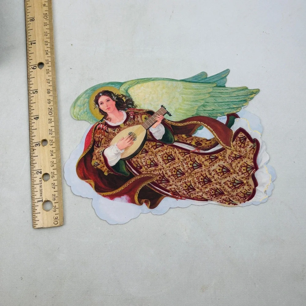 Hallmark Christmas Angel Chorus Lute Robert Haas 39 Cards 42 Foil Envelopes